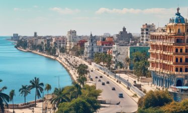 El Malecón: A “stunning water front walkway in Havana,” an iconic Cuban landmark tourist attraction. (Est. Cost : $45 USD)